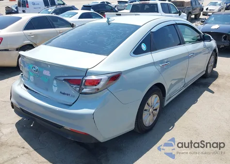 2016 Hyundai Sonata Hybrid Se z USA, uszkodzony, nr VIN KMHE24L13GA031447